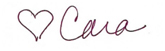 Love Cara - signature